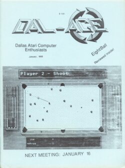 Dallas Atari Computer Enthusiasts — Volume 9, Issue 1