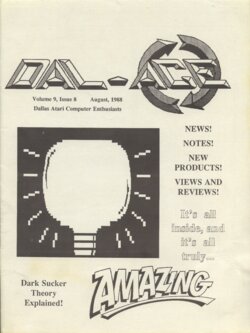 Dallas Atari Computer Enthusiasts — Volume 9, Issue 8