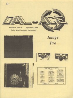 Dallas Atari Computer Enthusiasts — Volume 9, Issue 9