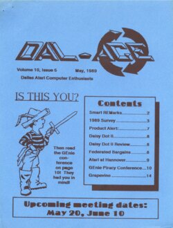 Dallas Atari Computer Enthusiasts — Volume 10, Issue 5