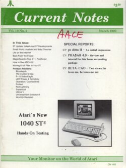 Current Notes — Vol. 10, No. 2