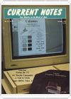 Current Notes issue Vol. 11, No. 8