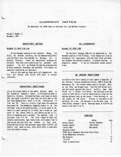 Current Notes — Vol. 3, No. 12