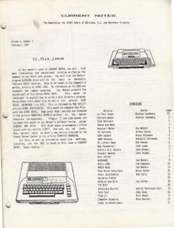 Current Notes — Vol. 4, No. 2