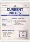 Current Notes issue Vol. 5, No. 4