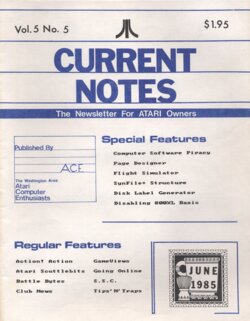 Current Notes — Vol. 5, No. 5