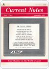 Current Notes issue Vol. 7, No. 7