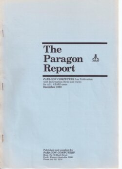 The Paragon Report — December 1988