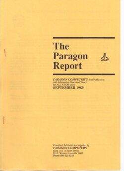 The Paragon Report — September 1989