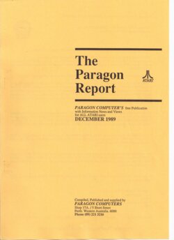 The Paragon Report — December 1989