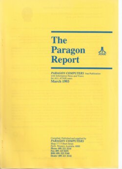 The Paragon Report — March 1993