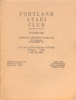 Portland Atari Club Newsletter —