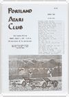 Portland Atari Club Newsletter issue 