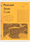 Portland Atari Club Newsletter issue 