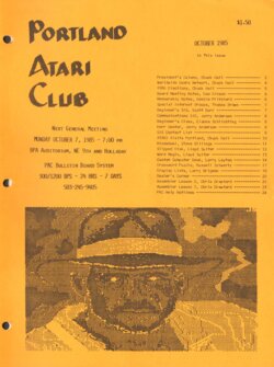 Portland Atari Club Newsletter —