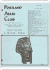Portland Atari Club Newsletter issue 