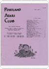 Portland Atari Club Newsletter —