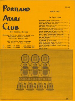 Portland Atari Club Newsletter —