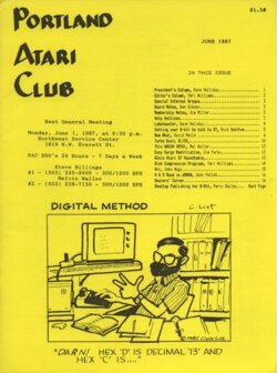 Portland Atari Club Newsletter —