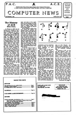 Portland Atari Club Newsletter —