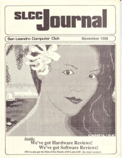 San Leandro Computer Club Journal — November 1986