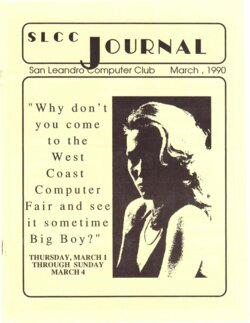 San Leandro Computer Club Journal — March 1990