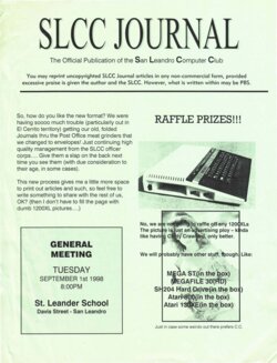 San Leandro Computer Club Journal — September 1998