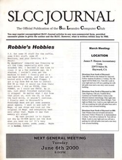 San Leandro Computer Club Journal — June 2000