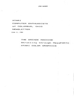 Atari Computer Enthusiasts of Columbus — Issue 06