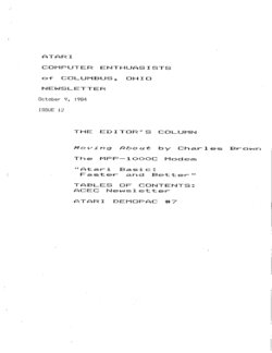 Atari Computer Enthusiasts of Columbus — Issue 10