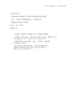 Atari Computer Enthusiasts of Columbus — Issue 04