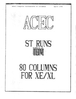 Atari Computer Enthusiasts of Columbus — Issue 04