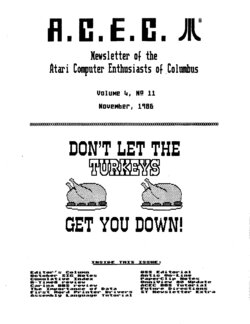 Atari Computer Enthusiasts of Columbus — Issue 11