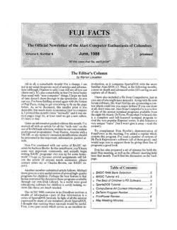 Atari Computer Enthusiasts of Columbus — Issue 06