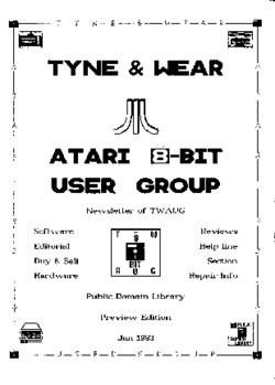 TWAUG Newsletter — Issue 01