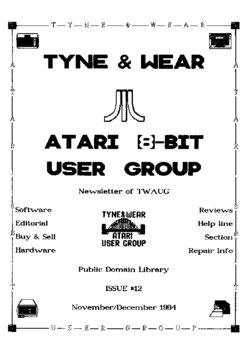 TWAUG Newsletter — Issue 12