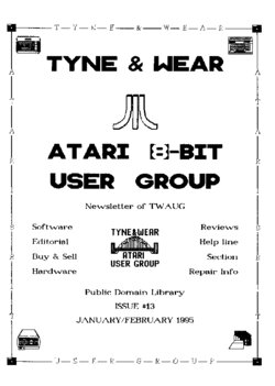 TWAUG Newsletter — Issue 13