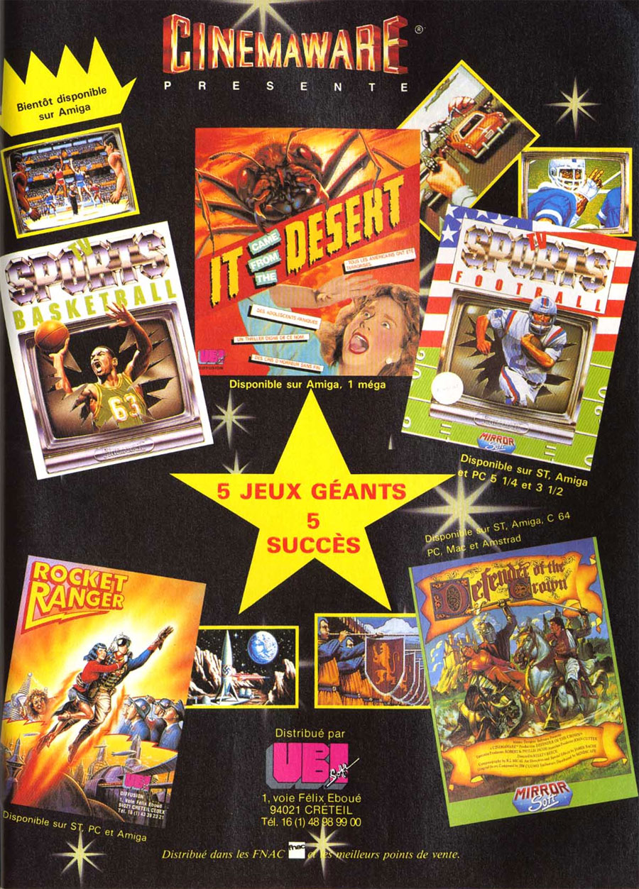 5 Jeux Géants - 5 Succès · 1989
