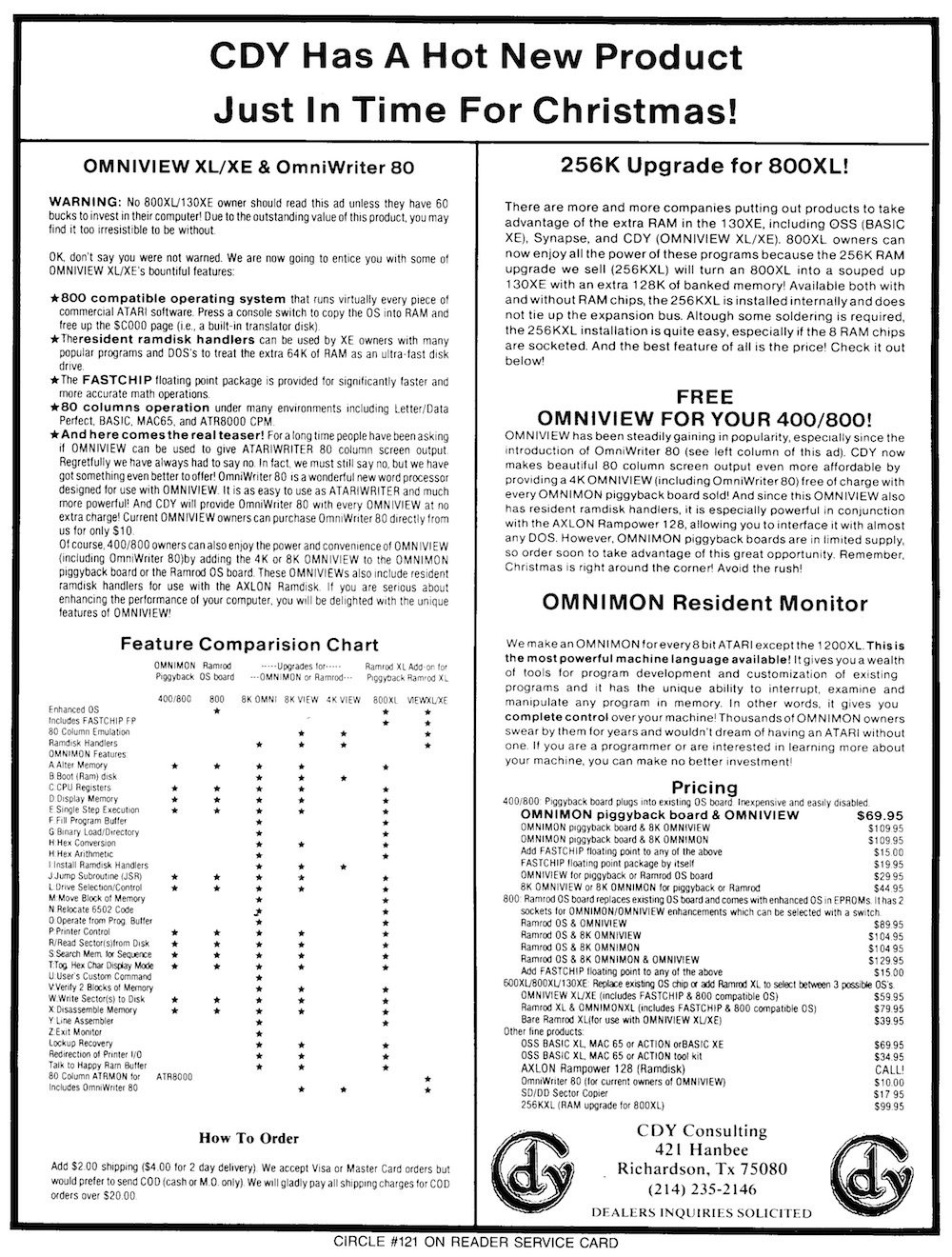 CDY Has A Hot New Product · 1986