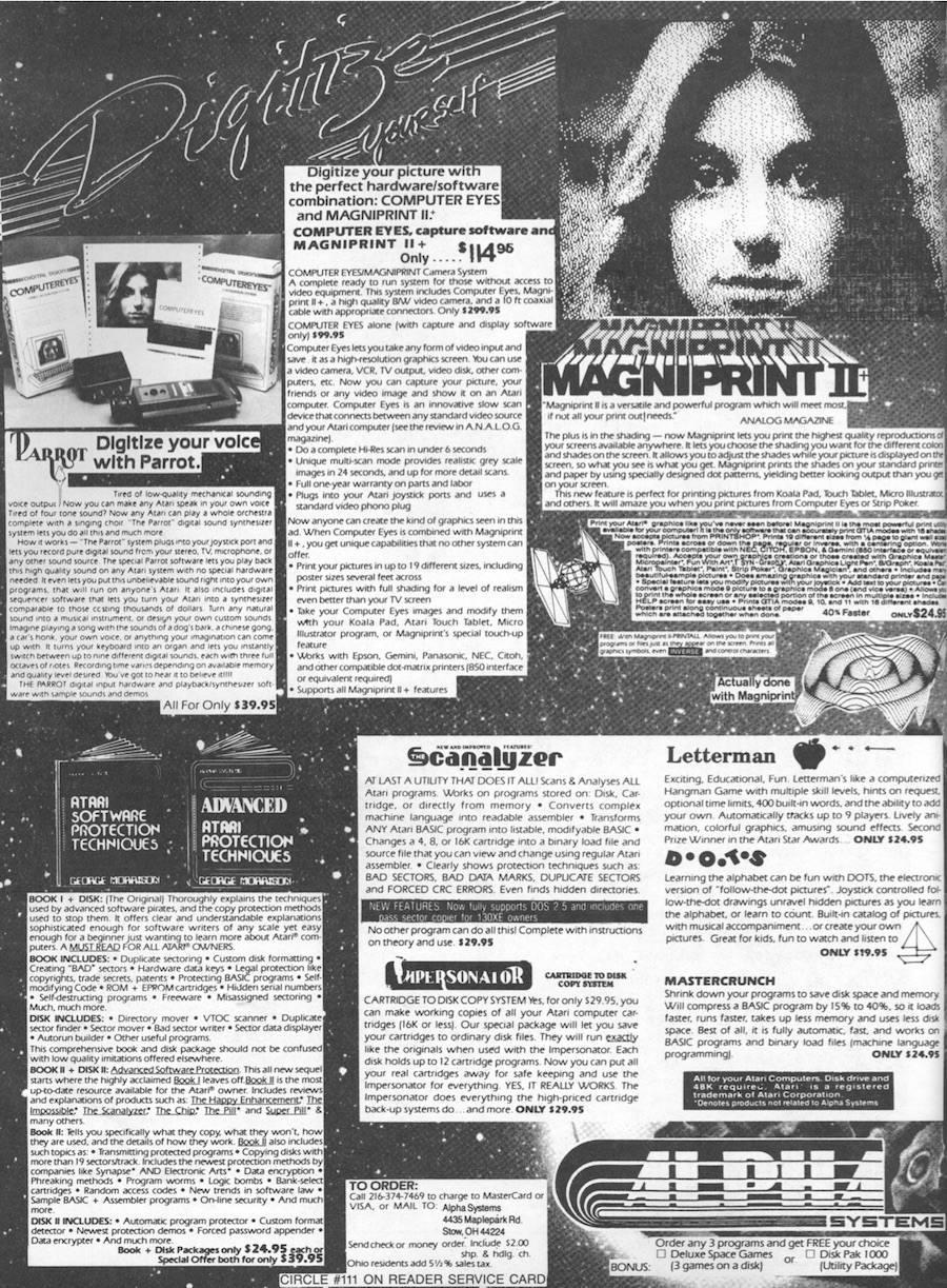 Digitize yourself. · 1986