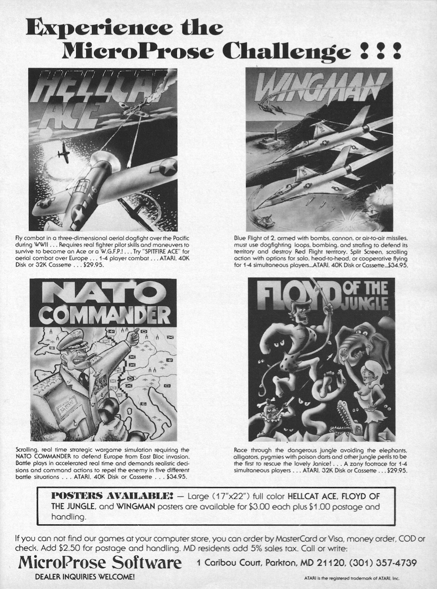 Experience the MicroProse Challenge!!! · 1983