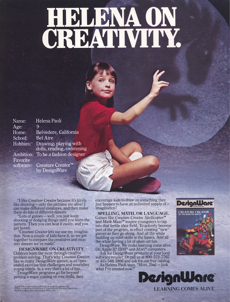 Helena on Creativity · 1984