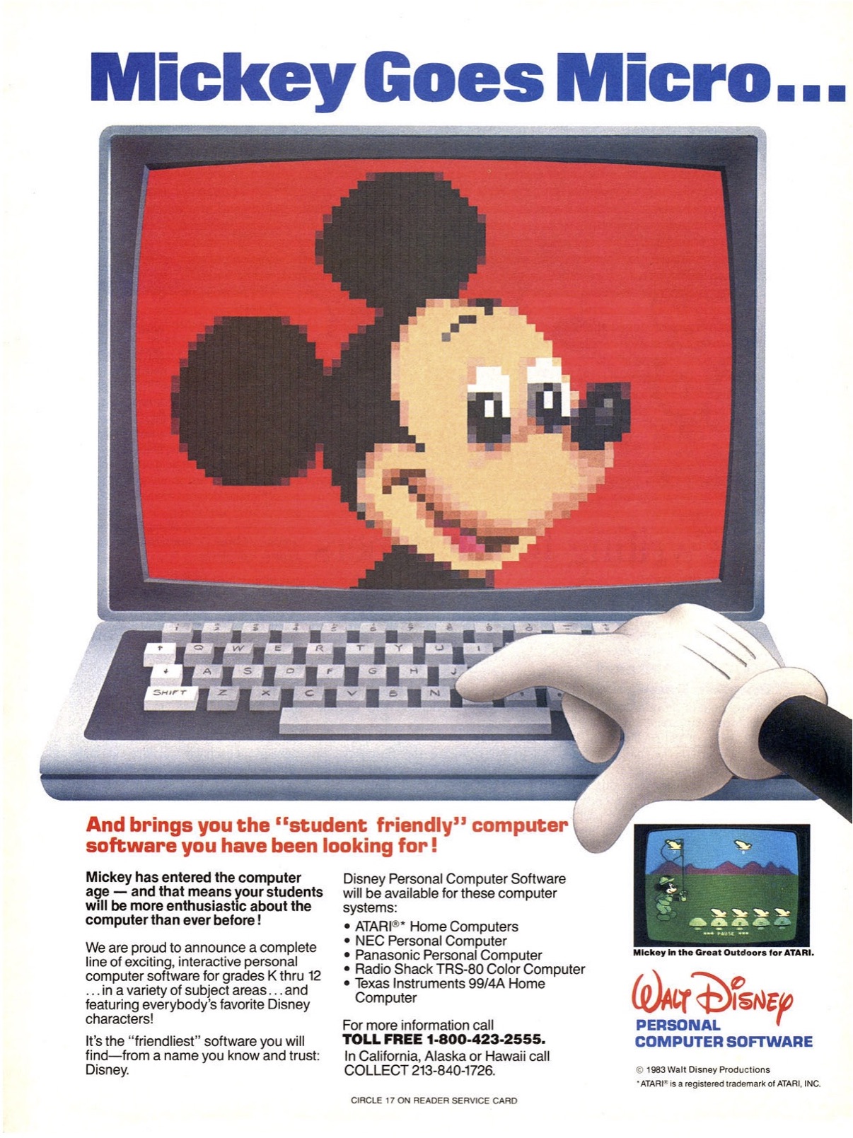 Mickey Goes Micro... · 1983