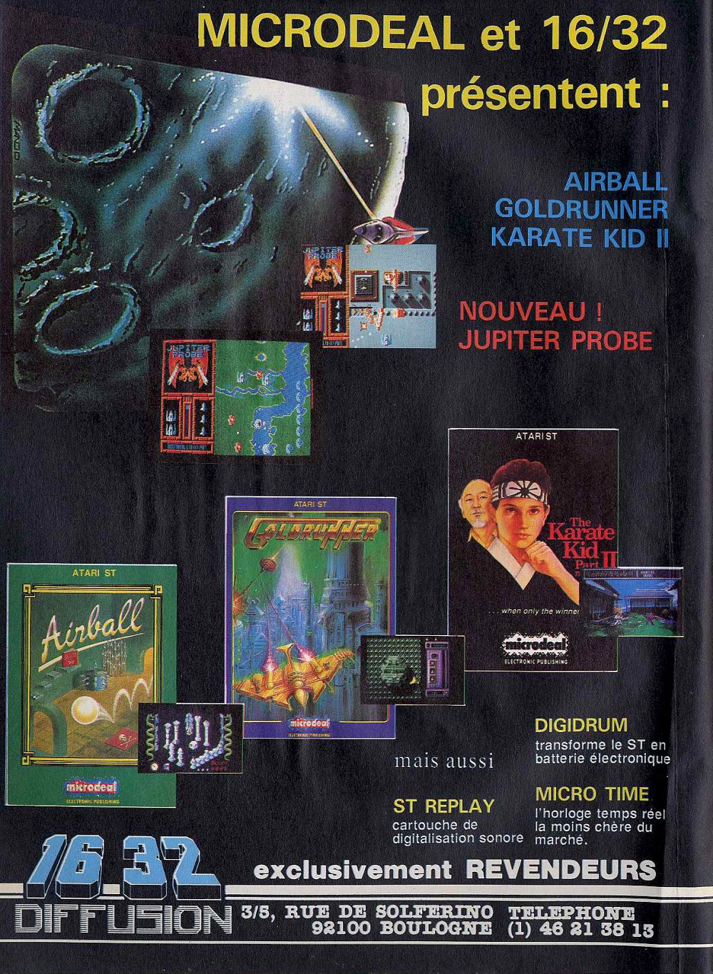 Microdeal et 16/32 présentent · 1987