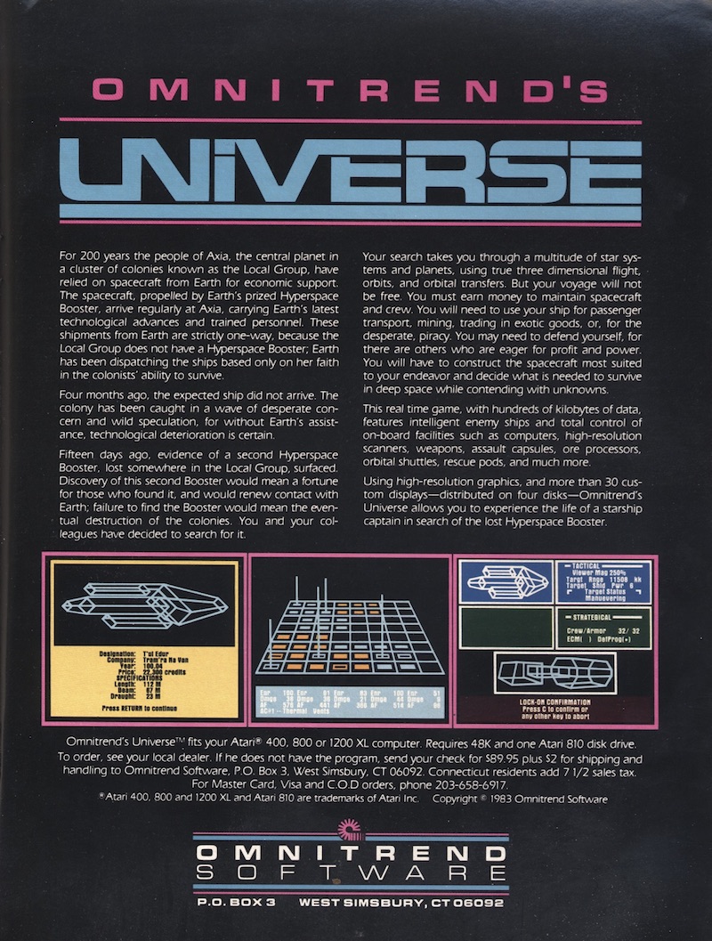 Omnitrend's Universe · 1983