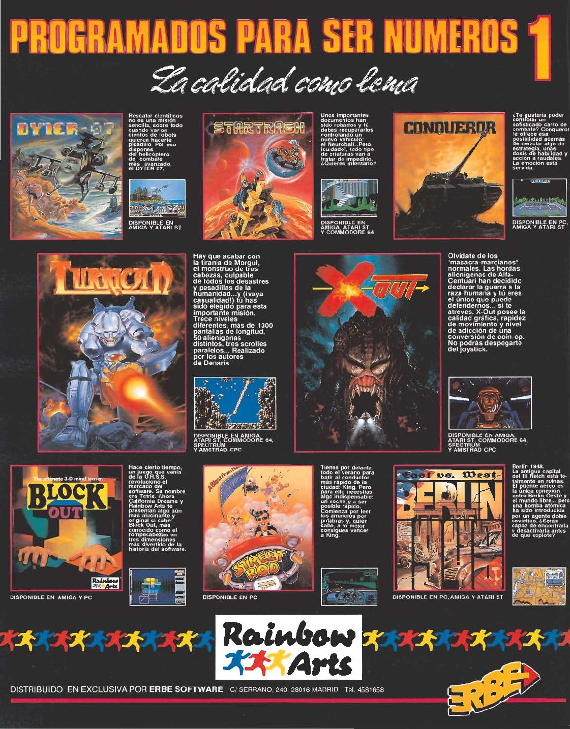 Rainbow Arts - Programados para ser Numeros 1