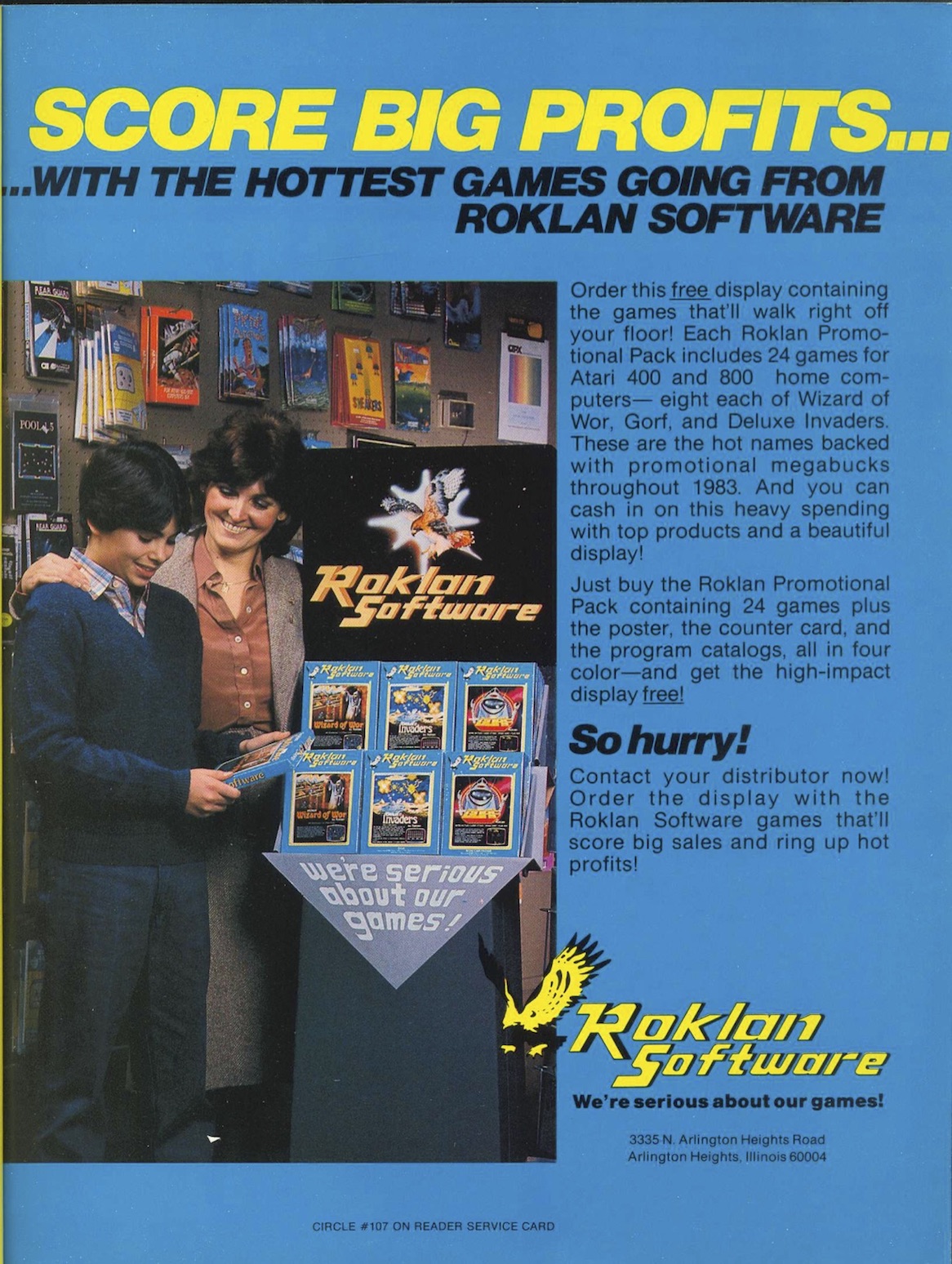 Score Big Profits With Hottest Games · 1983