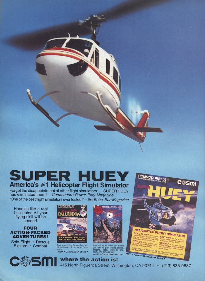 Super Huey: America's #1 Helicopter Flight Simulator · 1986