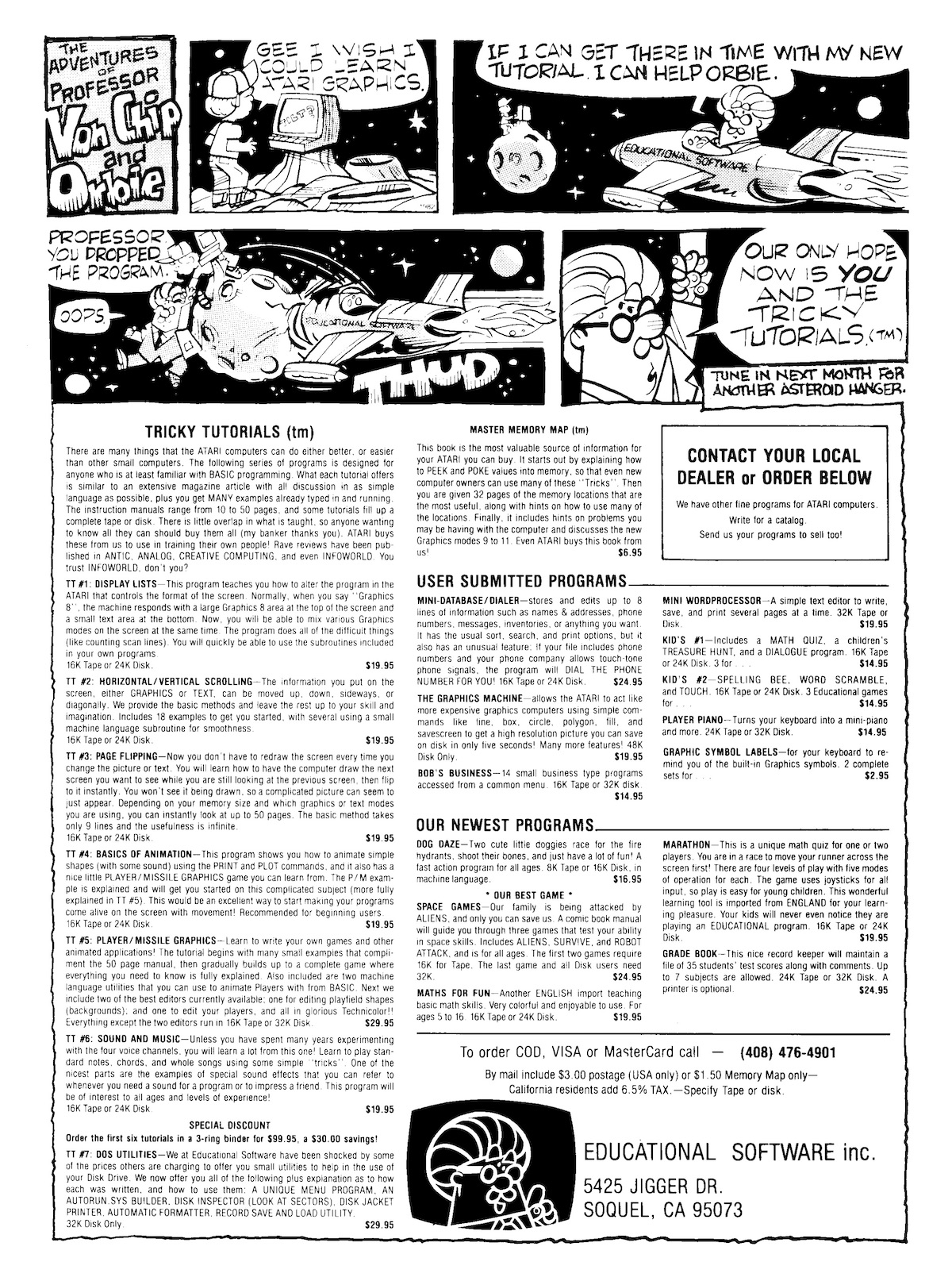 The Adventures of Professor Von Chip and Orbie · 1982
