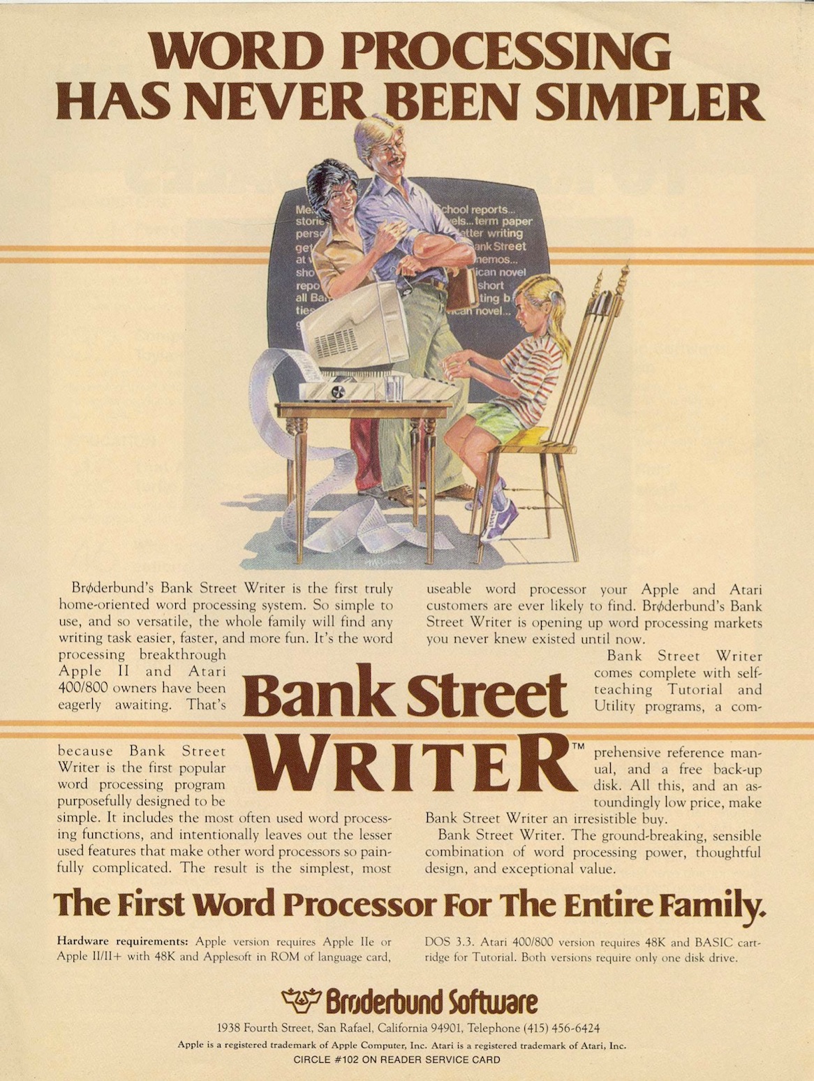 Word Processing Has Never Been Simpler · 1983